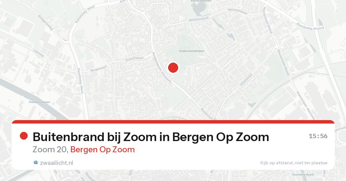Buitenbrand bij Zoom in Bergen Op Zoom — 15 aug 2026