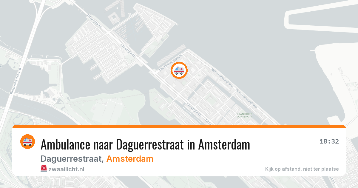 Ambulance naar Daguerrestraat in Amsterdam — 4 jul 2026