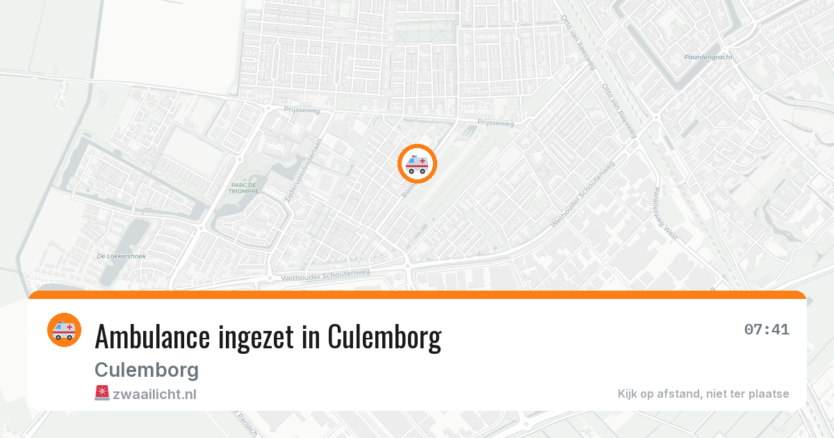 Ambulance ingezet in Culemborg — 11 aug 2026
