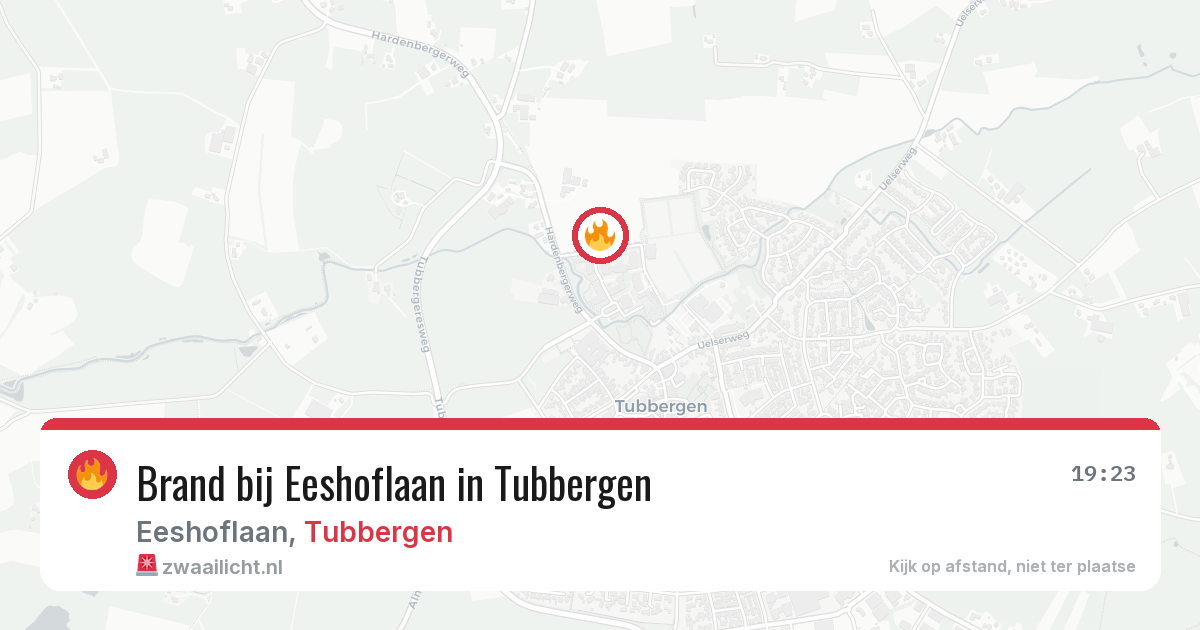 Brand bij Eeshoflaan in Tubbergen — 20 jun 2026