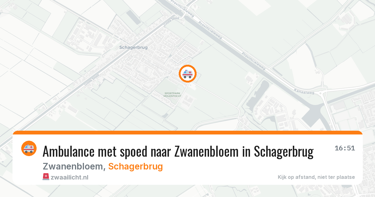 Ambulance met spoed naar Zwanenbloem in Schagerbrug — 12 feb 2026