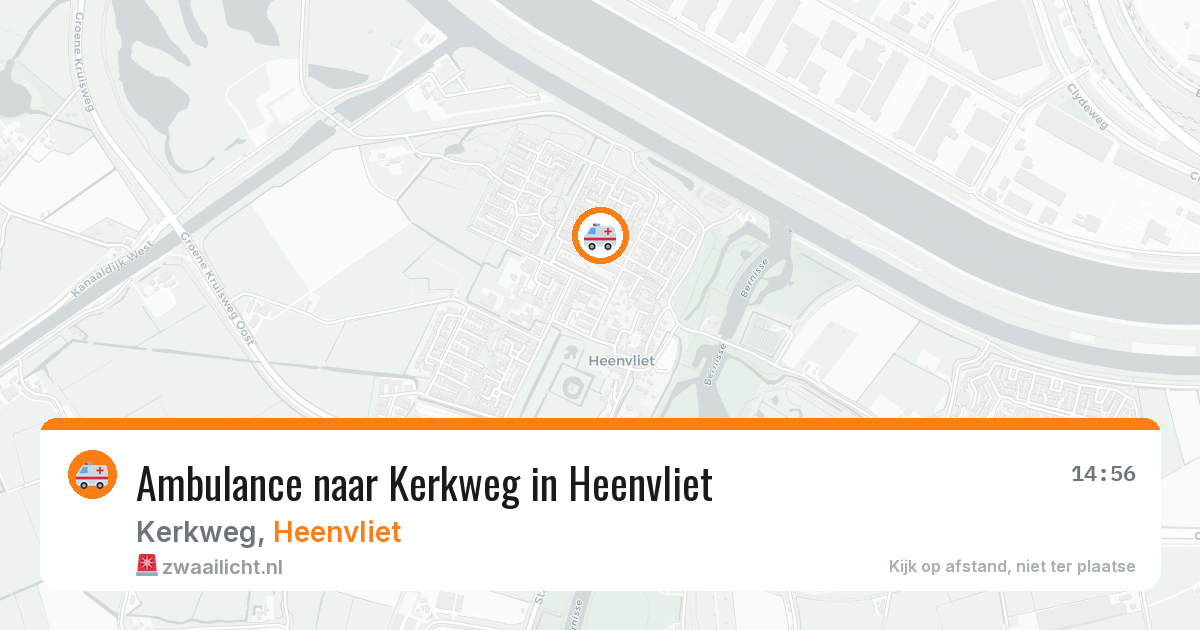Ambulance naar Kerkweg in Heenvliet — 2 aug 2026