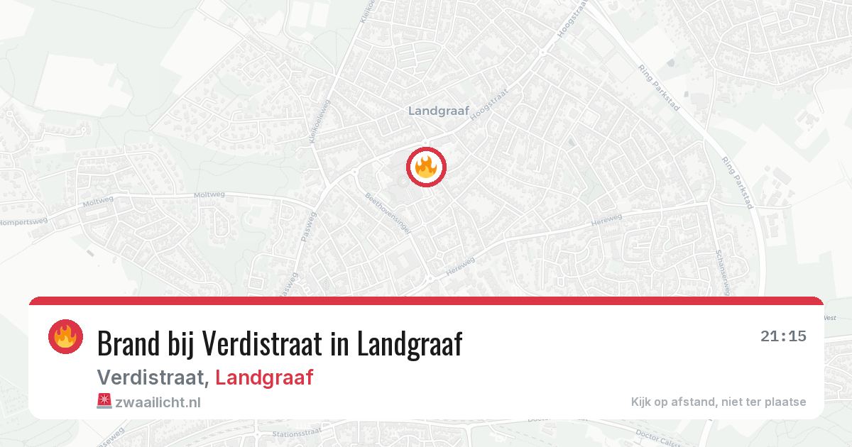Brand bij Verdistraat in Landgraaf — 27 jun 2026