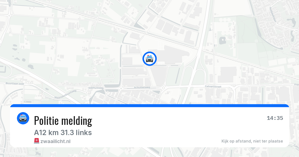 Politie melding — 25 mrt 2026