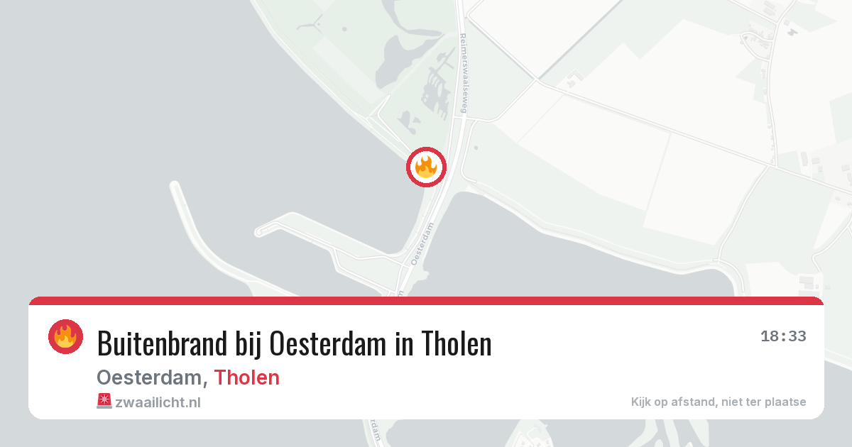 Buitenbrand bij Oesterdam in Tholen — 2 aug 2026