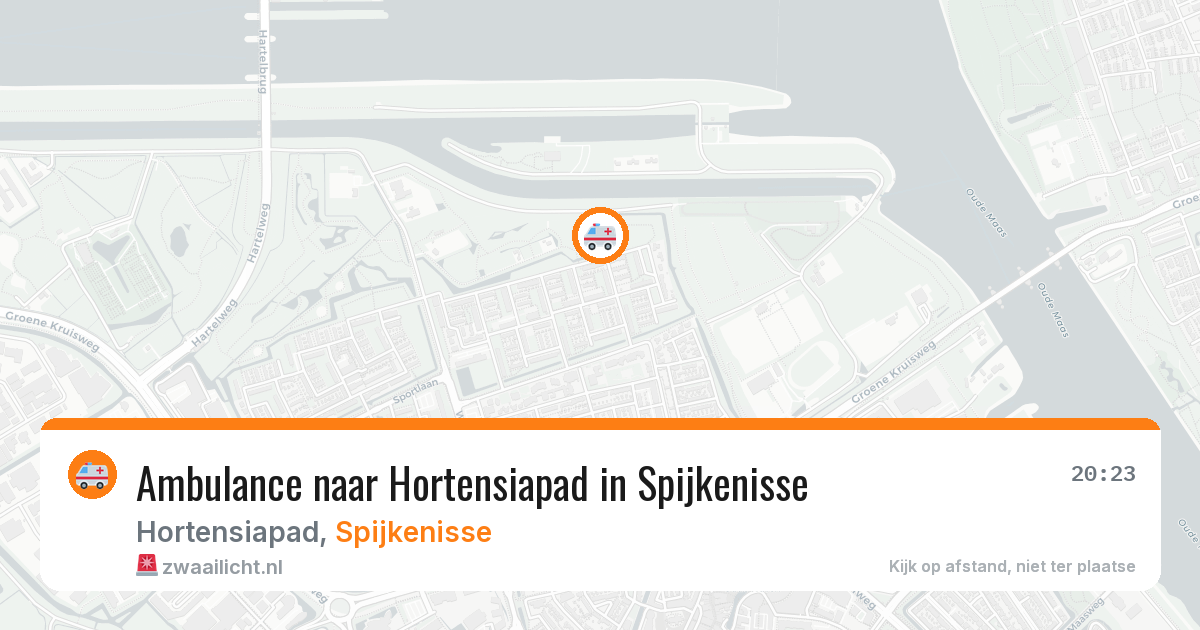 Ambulance naar Hortensiapad in Spijkenisse — 11 jun 2026