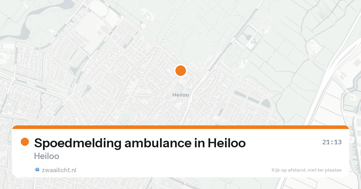 Spoedmelding ambulance in Heiloo — 30 jan 2026