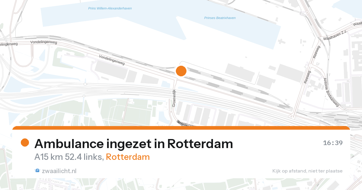 Ambulance ingezet in Rotterdam — 28 aug 2026