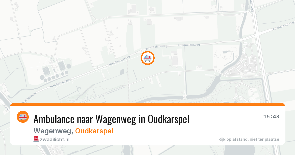 Ambulance naar Wagenweg in Oudkarspel — 11 aug 2026