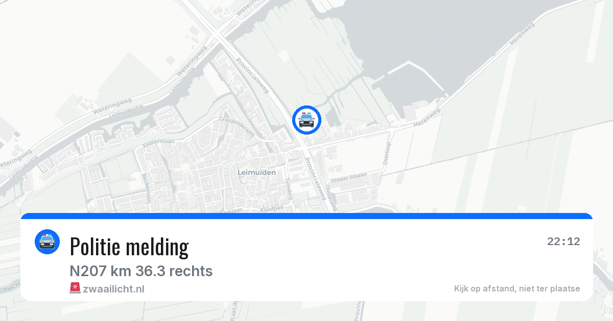 Politie melding — 23 mei 2026