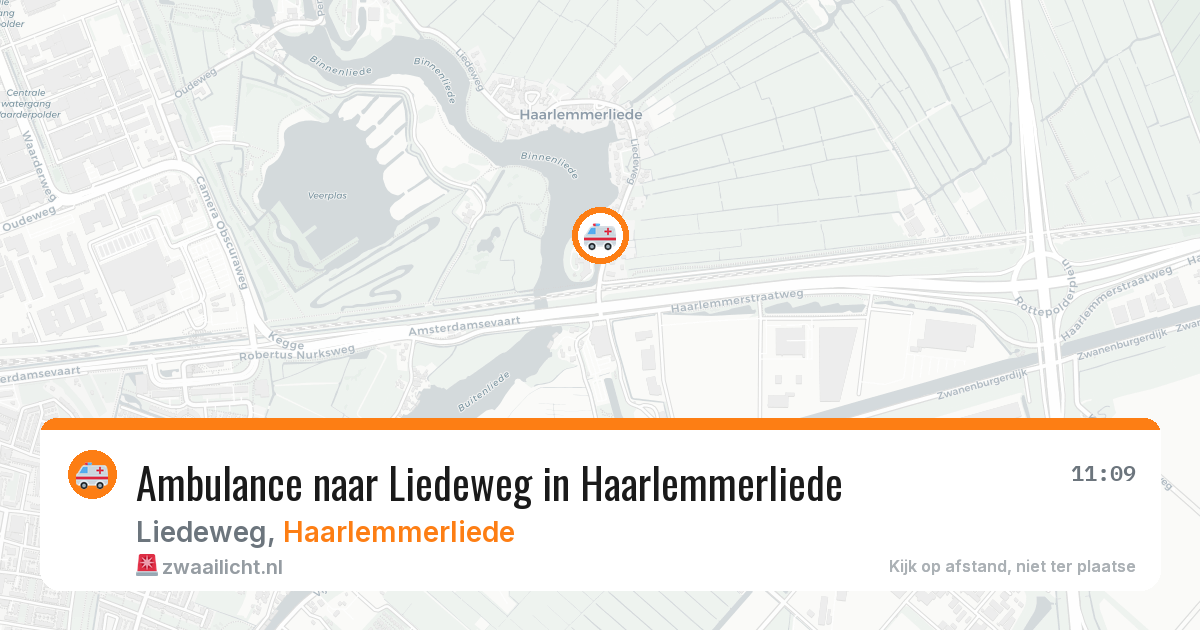 Ambulance naar Liedeweg in Haarlemmerliede — 7 feb 2026
