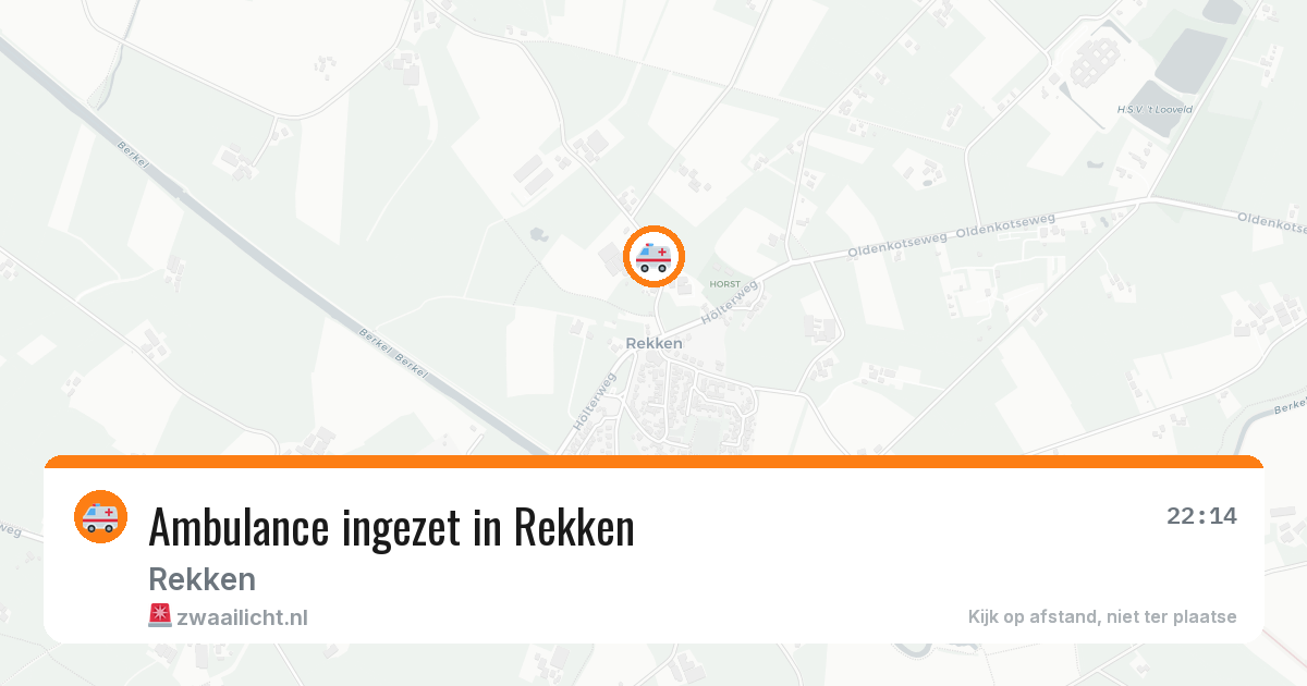 Ambulance ingezet in Rekken — 29 jan 2026