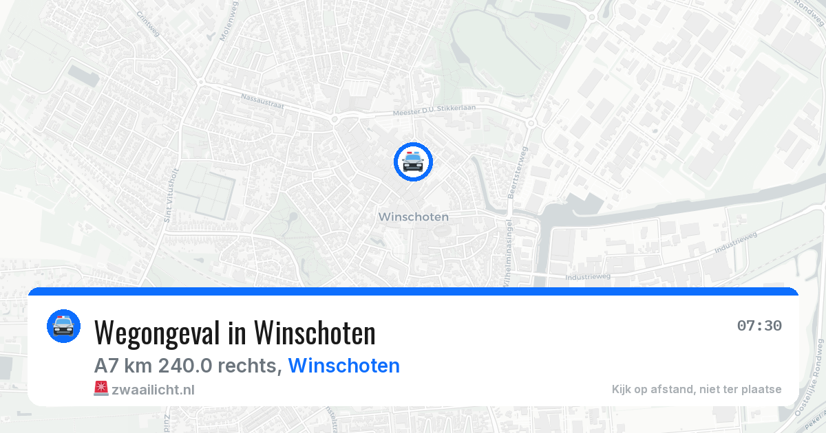 Wegongeval in Winschoten — 24 jun 2026