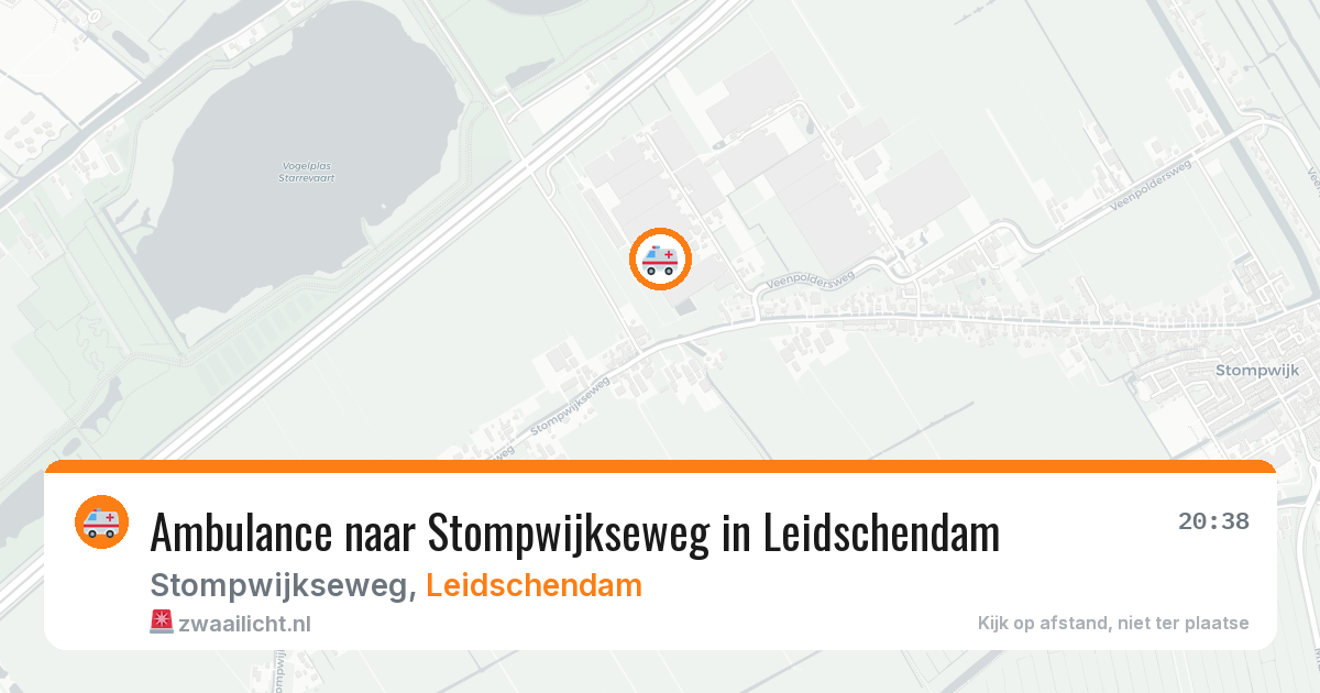 Ambulance naar Stompwijkseweg in Leidschendam — 27 jul 2026