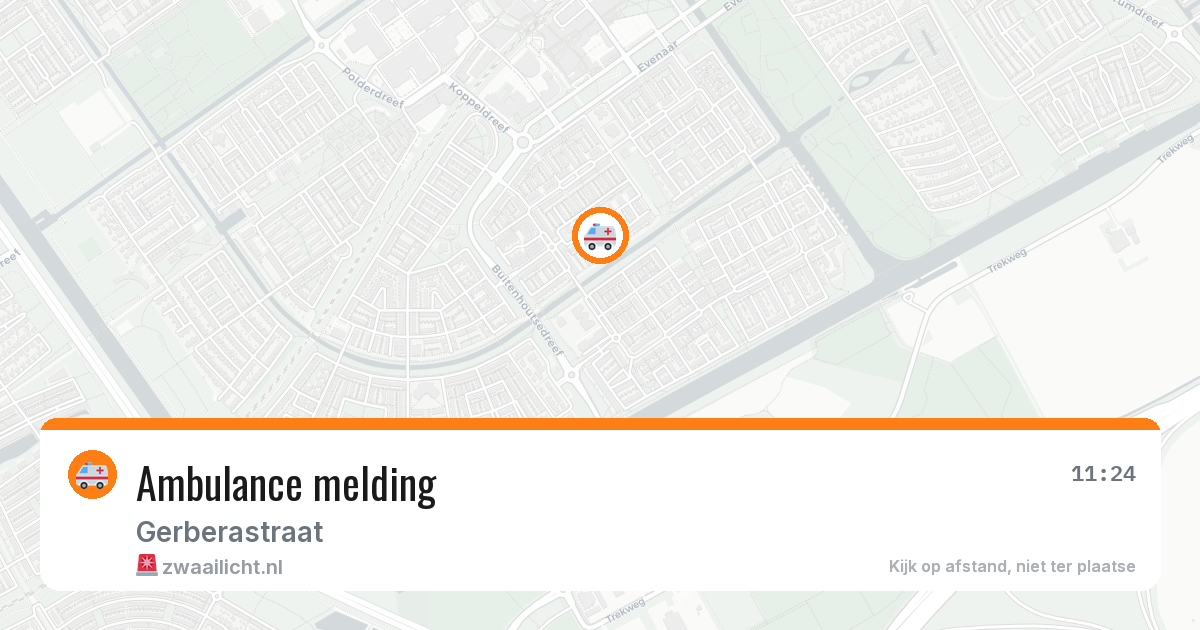 Ambulance melding — 2 mei 2026