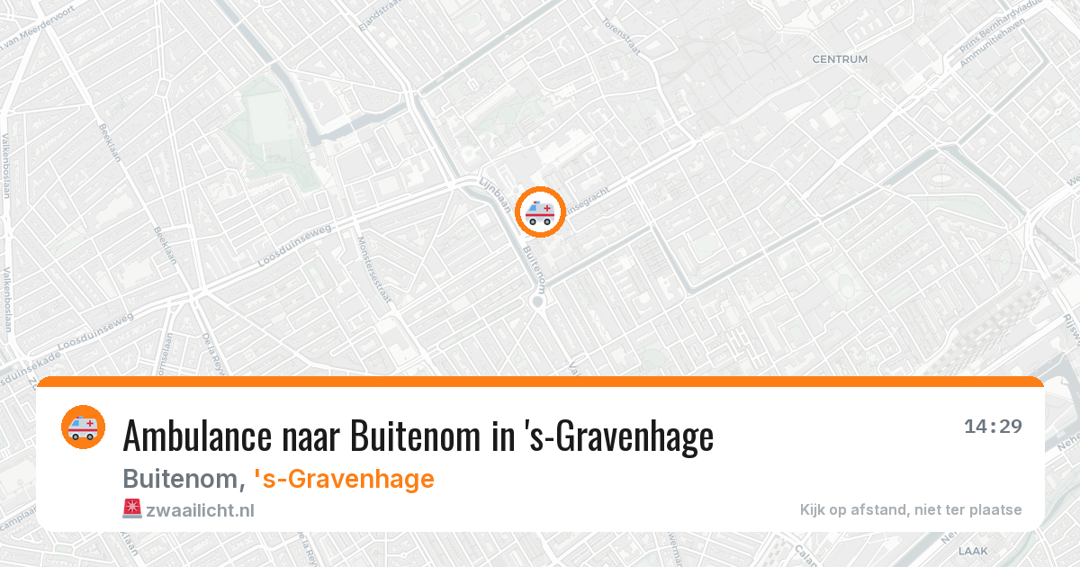Ambulance naar Buitenom in 's-Gravenhage — 11 apr 2026