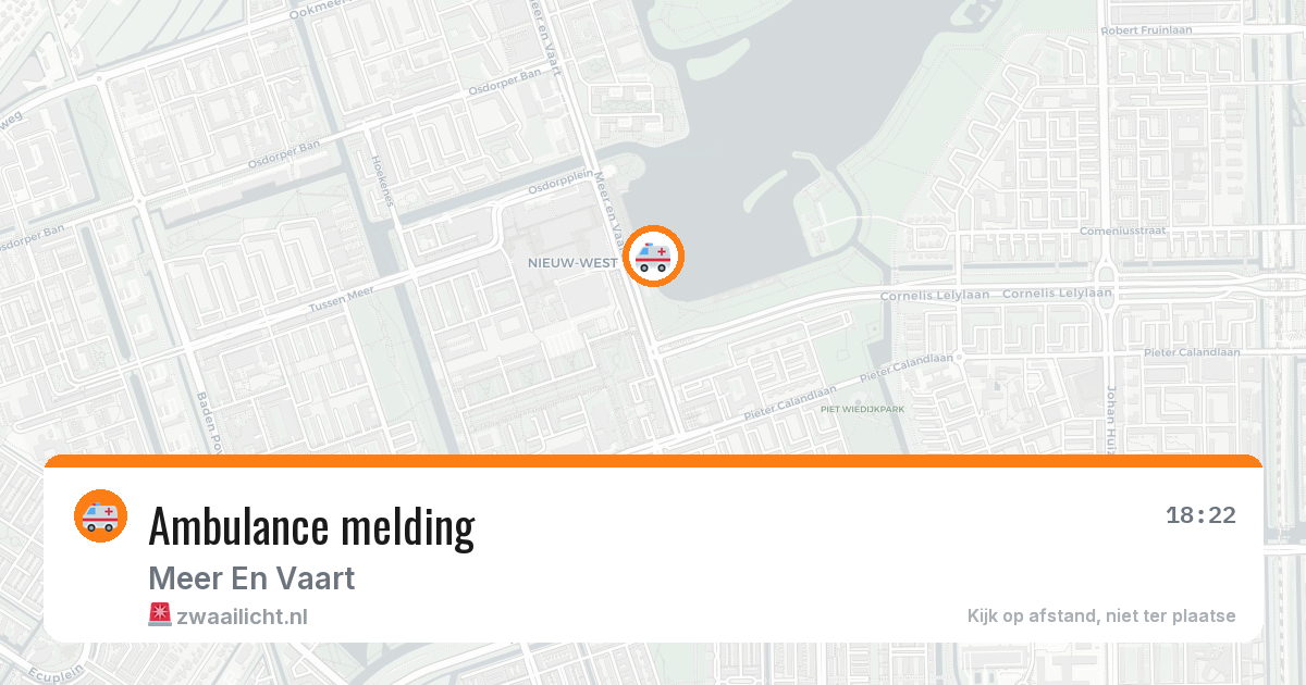 Ambulance melding — 22 jun 2026