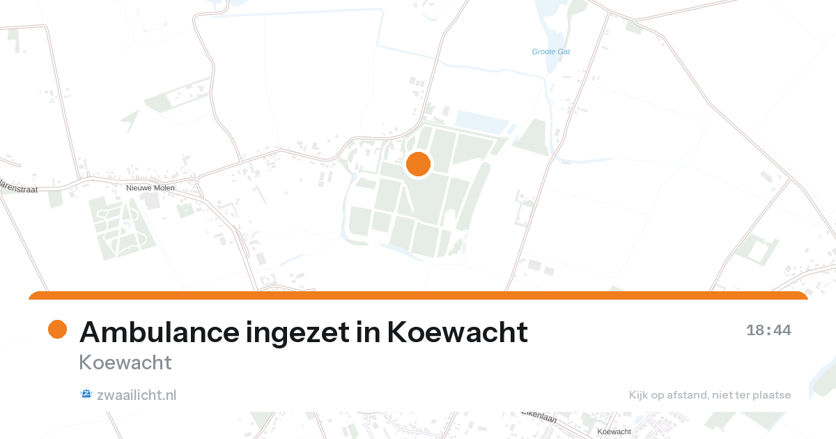 Ambulance ingezet in Koewacht — 20 aug 2026