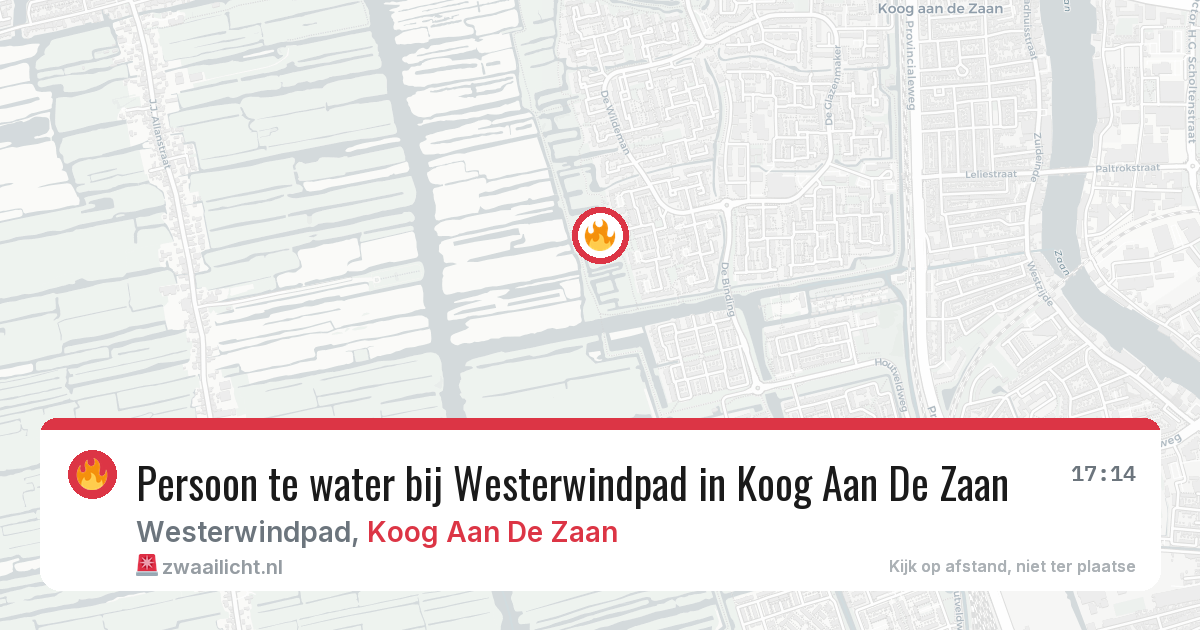 Persoon te water bij Westerwindpad in Koog Aan De Zaan — 1 jul 2026
