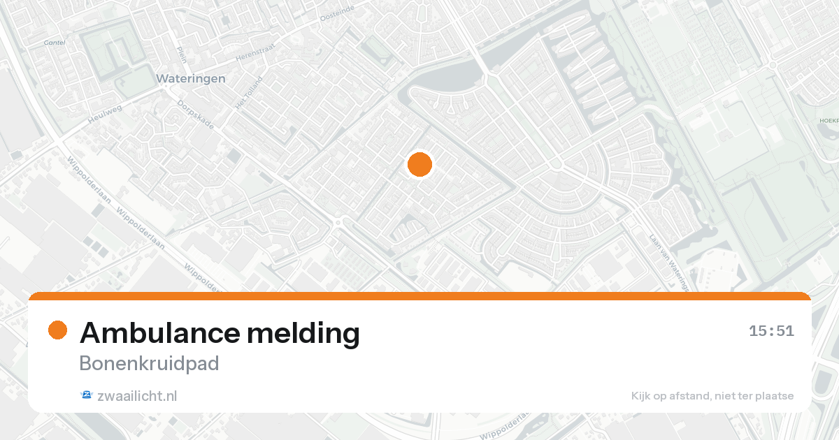 Ambulance melding — 31 jan 2026