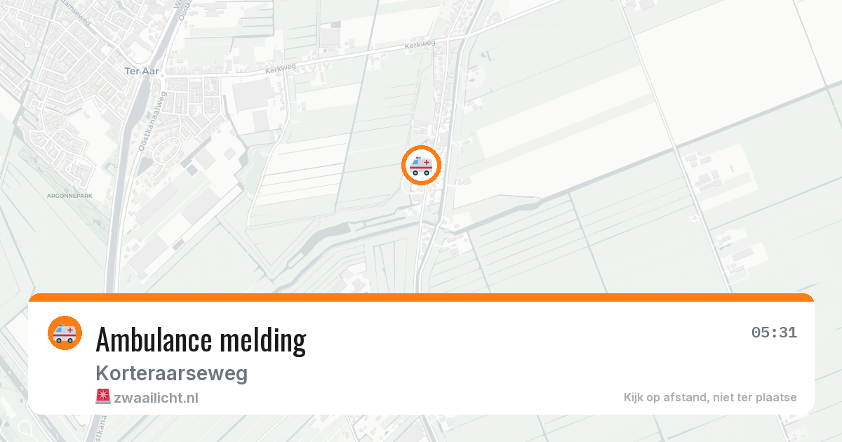 Ambulance melding — 14 jun 2026