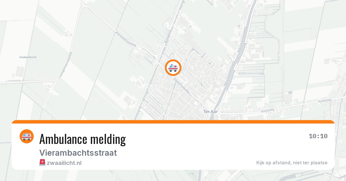 Ambulance melding — 26 jun 2026