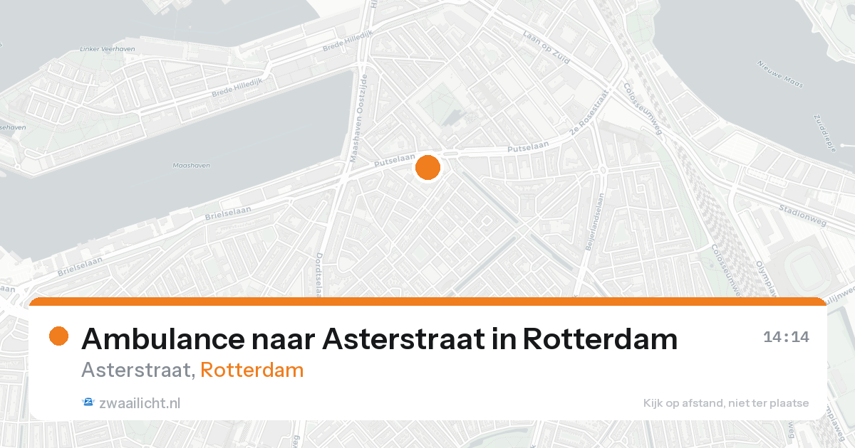 Ambulance naar Asterstraat in Rotterdam — 3 jul 2026