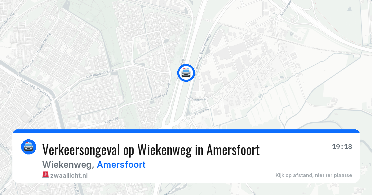 Verkeersongeval op Wiekenweg in Amersfoort — 12 jun 2026