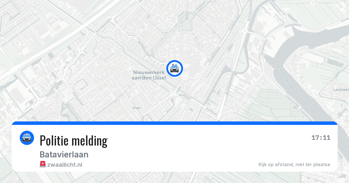 Politie melding — 7 mei 2026