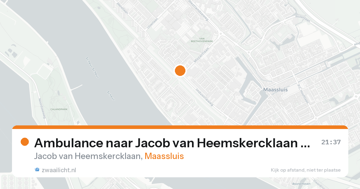 Ambulance naar Jacob van Heemskercklaan in Maassluis — 7 feb 2026