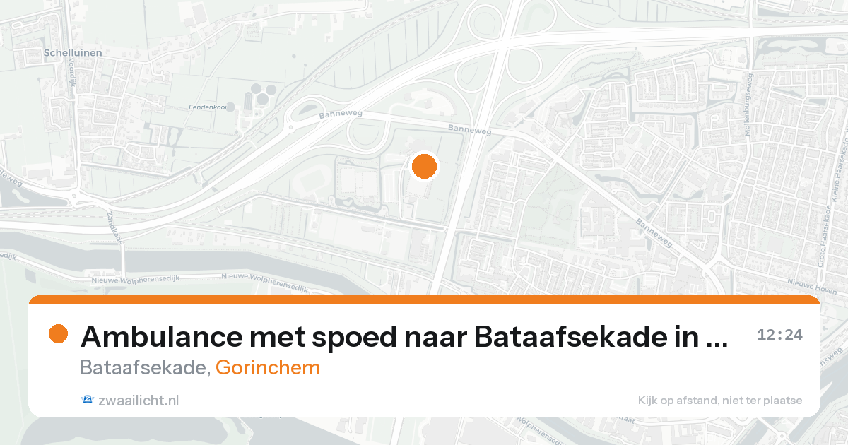 Ambulance met spoed naar Bataafsekade in Gorinchem — 31 jan 2026