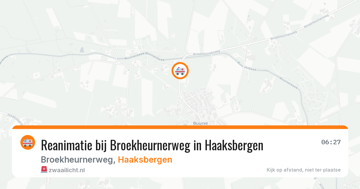 Reanimatie bij Broekheurnerweg in Haaksbergen — 2 apr 2026