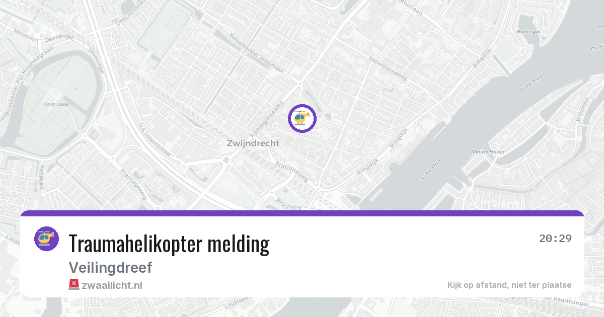 Traumahelikopter melding — 6 mei 2026