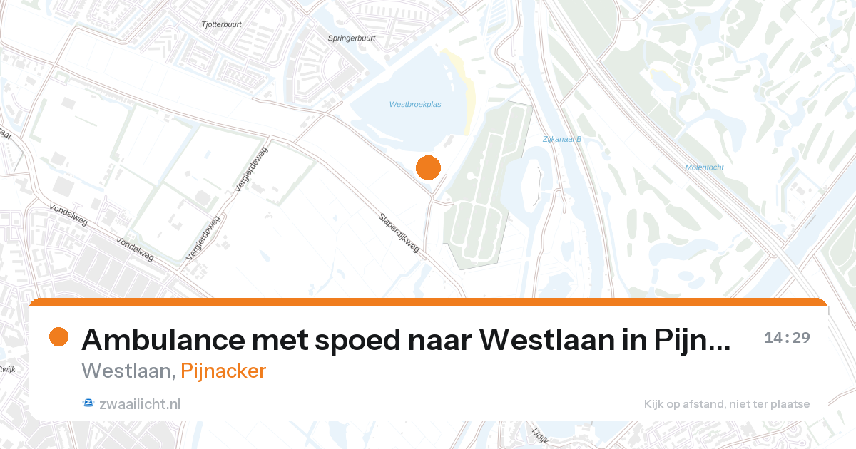 Ambulance met spoed naar Westlaan in Pijnacker — 24 jan 2026