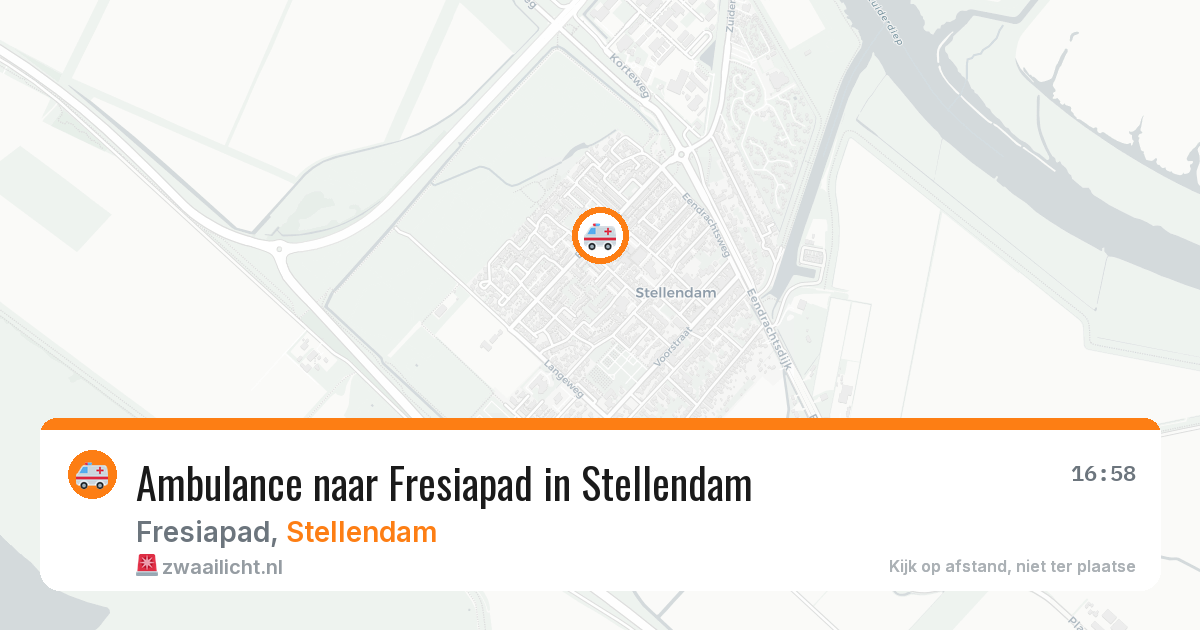 Ambulance naar Fresiapad in Stellendam — 18 mrt 2026