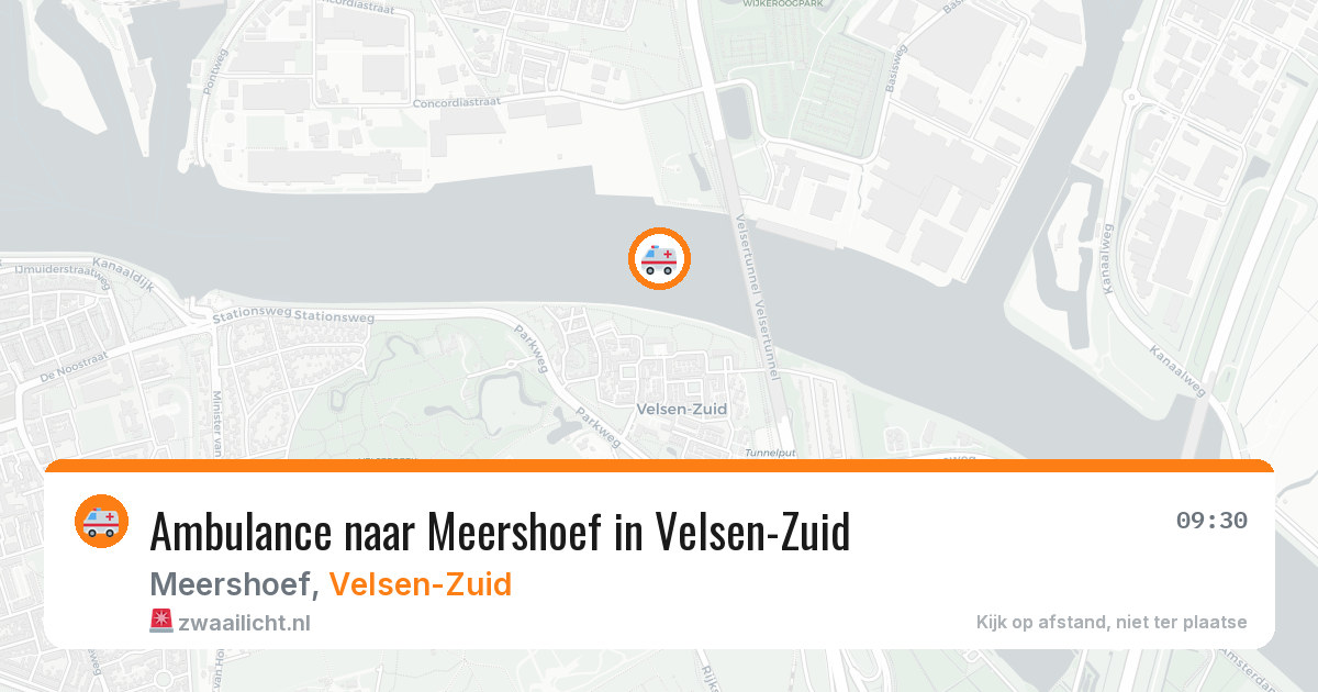 Ambulance naar Meershoef in Velsen-Zuid — 21 mei 2026