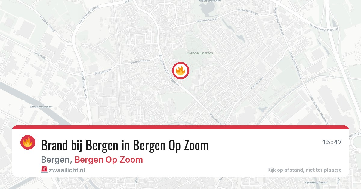 Brand bij Bergen in Bergen Op Zoom — 13 aug 2026