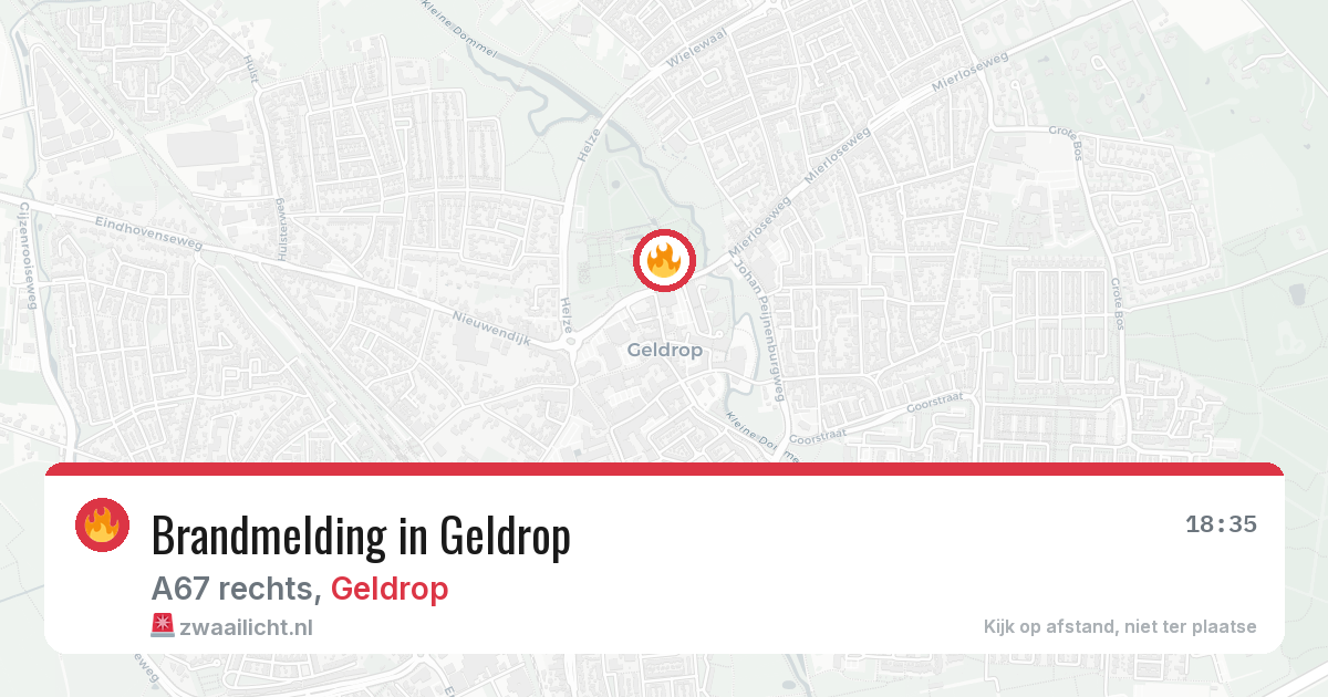 Brandmelding in Geldrop — 24 jun 2026