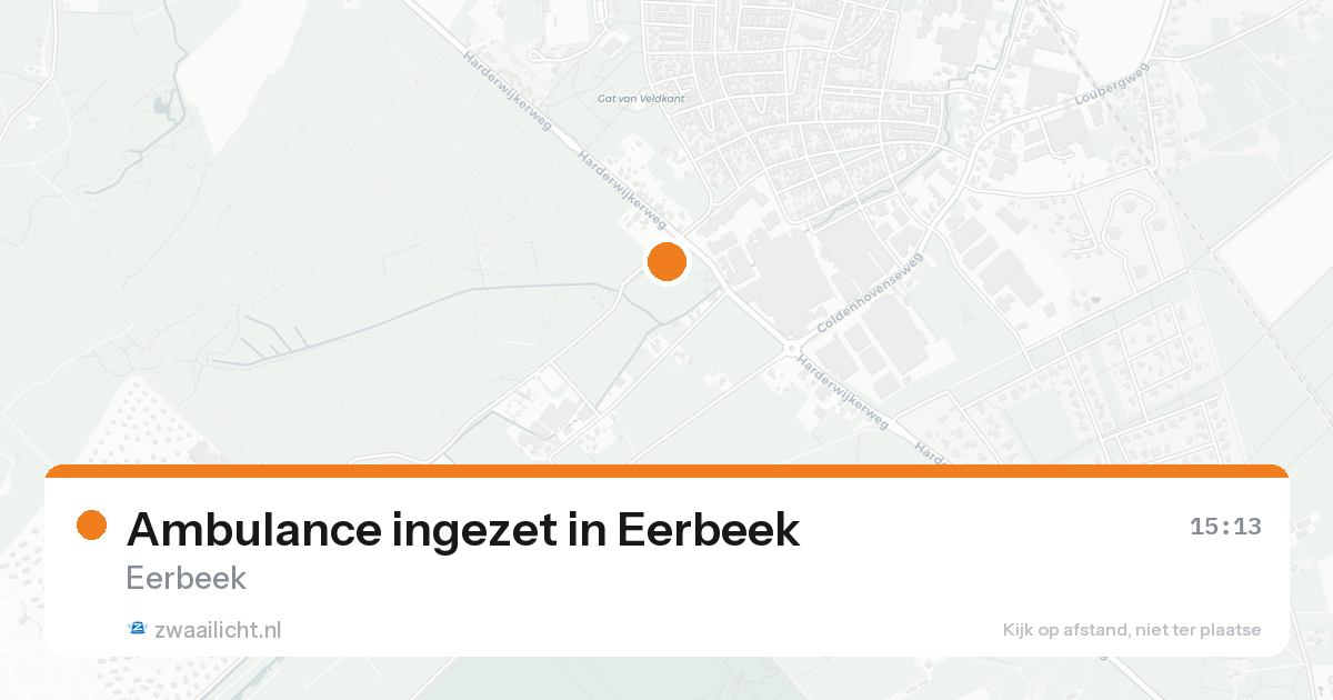 Ambulance ingezet in Eerbeek — 22 aug 2026