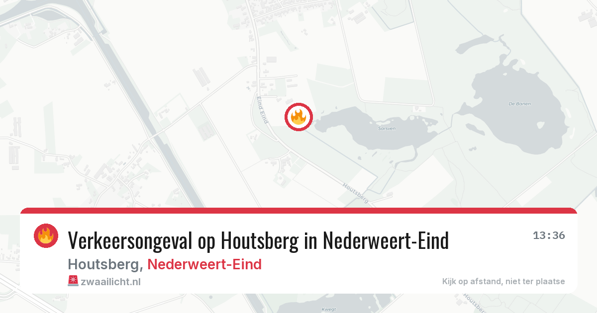 Verkeersongeval op Houtsberg in Nederweert-Eind — 20 jun 2026