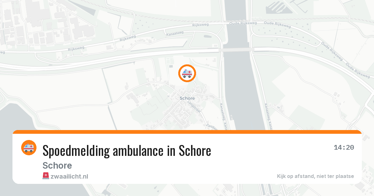Spoedmelding ambulance in Schore — 31 jul 2026