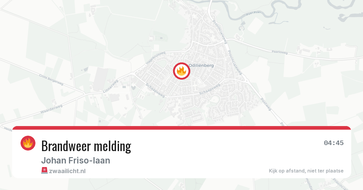 Brandweer melding — 27 apr 2026