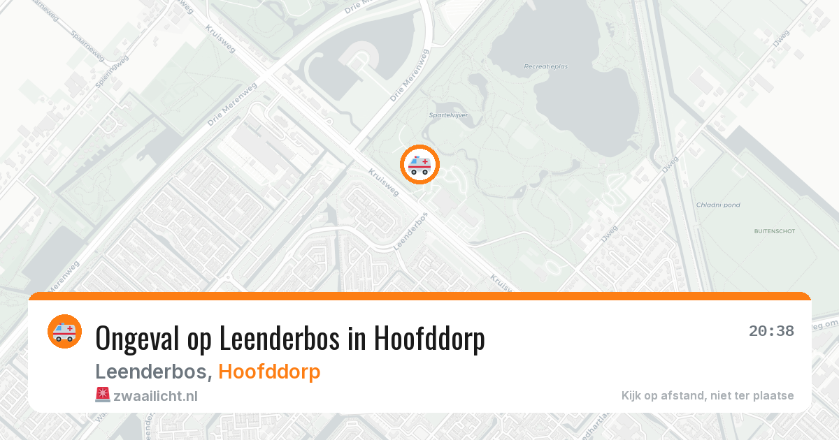 Ongeval op Leenderbos in Hoofddorp — 30 apr 2026