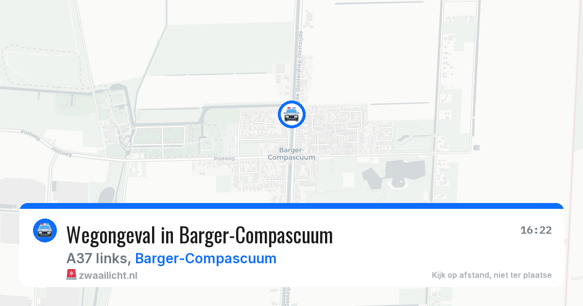 Wegongeval in Barger-Compascuum — 2 mei 2026