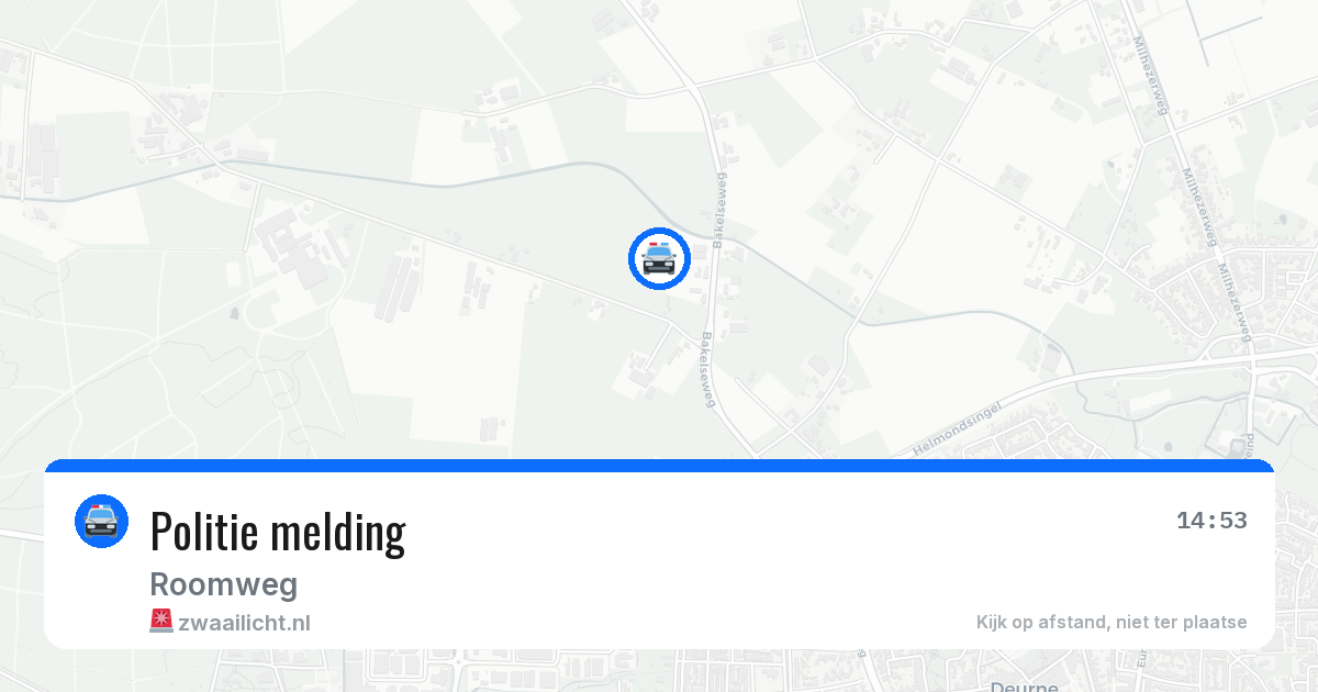 Politie melding — 7 jul 2026