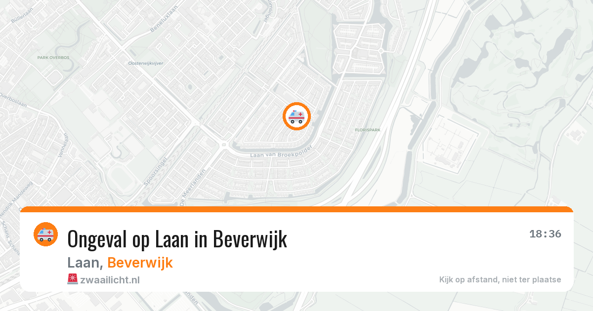Ongeval op Laan in Beverwijk — 11 mrt 2026