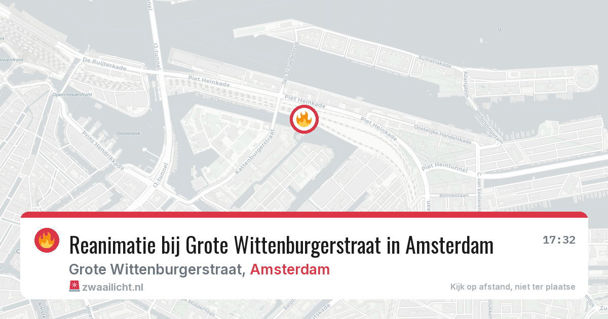 Reanimatie bij Grote Wittenburgerstraat in Amsterdam — 7 jun 2026