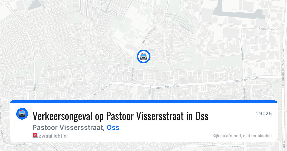 Verkeersongeval op Pastoor Vissersstraat in Oss — 3 jun 2026