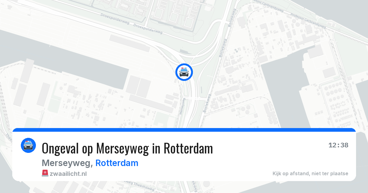 Ongeval op Merseyweg in Rotterdam — 21 apr 2026