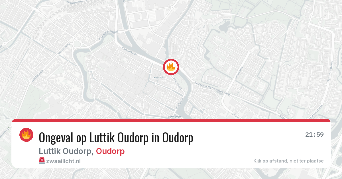 Ongeval op Luttik Oudorp in Oudorp — 29 jun 2026